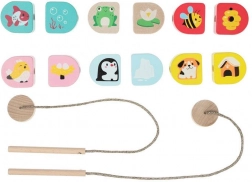 Cubika Dove viviamo – set di infilatura in legno per bambini