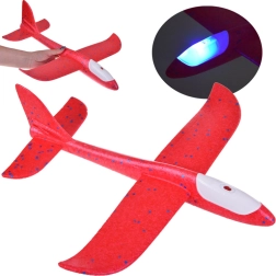 Aliante da lancio in schiuma con LED