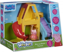 Peppa Pig Weebles casetta oscillante per giocare