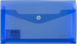 Cartella spaziale con bottone blu