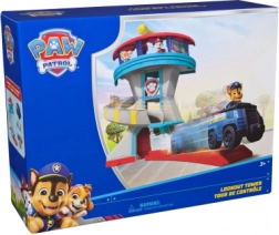 Paw Patrol torre di controllo con auto della polizia e personaggi di Chase
