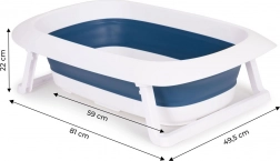 Vaschetta pieghevole per bambini con scarico Ecotoys – Fudge