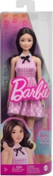 Barbie Fashionistas bambola alla moda con abito rosa a quadretti