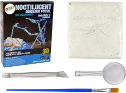 Set archeologico con scavi di scheletro di dinosauro - Pteranodon