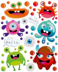 Toppe Termoadesive Mostrici grande foglio