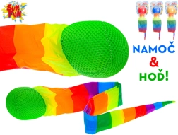 Palla d’acqua con nastro arcobaleno