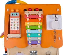 Casetta interattiva multifunzionale in legno