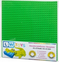 Piastra base da costruzione 32×32 verde chiaro