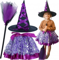 Costume da strega per bambini - 3 pezzi