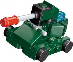 QMAN mini set di costruzione 3 in 1 carro armato