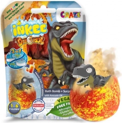 Bomba frizzante da bagno con sorpresa Dinorex per bambini