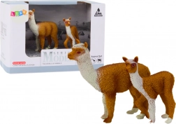 Figura di lama con cucciolo – set 8 e 6 cm