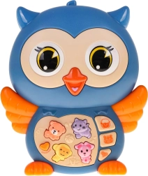 Gufo interattivo blu