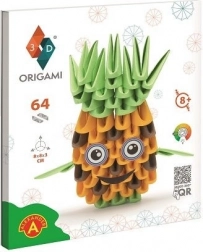 Divertente set Origami 3D – Ananas per bambini