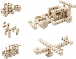 Creativo set di costruzione in legno con 67 pezzi