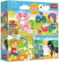 Puzzle Animali in Fattoria