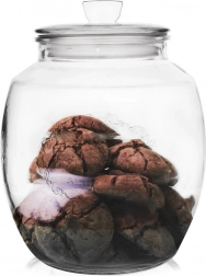 Barattolo in vetro per alimenti 2,2 l con coperchio