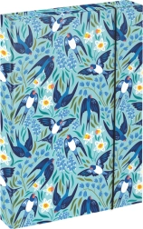 BAAGL Cartelle per quaderni scolastici A4 Jumbo Rondini