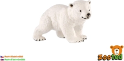 Cucciolo di orso polare in plastica, 6 cm