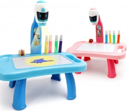 Proiettore da disegno 2 in 1 per bambini – tavolino rosa