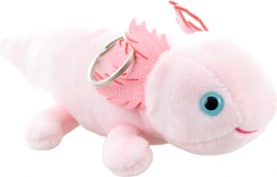 Portachiavi peluche axolotl rosa 15 cm