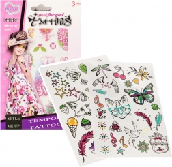 tatuaggi temporanei per ragazze 19 × 12 cm