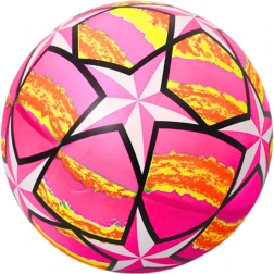 Pallone di gomma rosa con stelline 24 cm