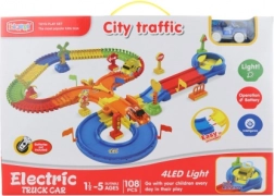 Pista luminosa con macchinina a batteria