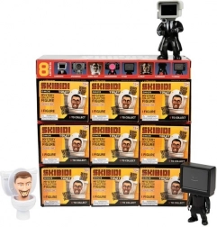 Misteriose figure di Skibidi Toilet - Espositore 9 pz