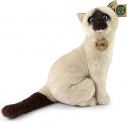 Gatto siamese di peluche 30 cm eco friendly
