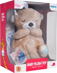 Lontra di peluche interattiva per neonati con luce e suoni