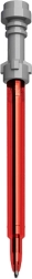 LEGO Star Wars penna gel a forma di spada laser – rossa