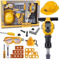 Set da gioco per bambini con attrezzi e martello pneumatico