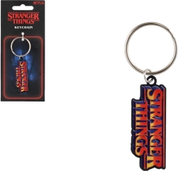 Portachiavi in metallo Stranger Things con logo WSQK