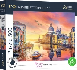 Puzzle Tramonto Romantico: Venezia, Italia 500 pezzi