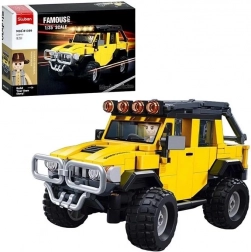 sluban model bricks fuoristrada wrangler 1:35