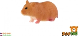 figurina di plastica cavia domestica 6 cm in sacchetto