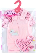 Abbigliamento per bambola 40–45 cm – vestitino in poliestere