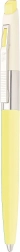 Penna a sfera ICO 70 Retro giallo pastello, punta 0,8 mm