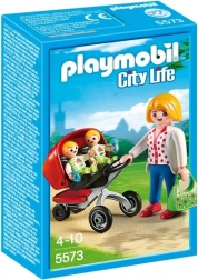 Playmobil City Life passeggino per gemelli – set di costruzione