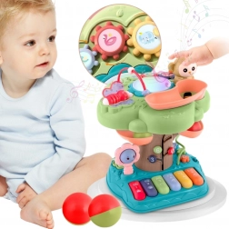 Albero educativo interattivo Woopie con tamburo LED e pianoforte