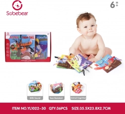 Set di tre libri sensoriali per i più piccoli