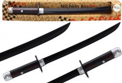 Spada da samurai a batteria con suoni, nera