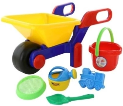 Carriola con Set Secchio e Paletta Polesie