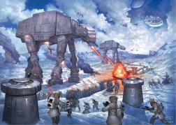 Puzzle Star Wars: Battaglia per il pianeta Hoth 1000 pezzi