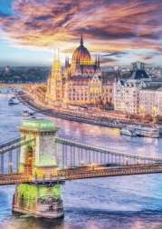 Puzzle DINO Budapest Ponte delle Catene 1000 pezzi