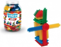 Blocchi creativi ricci nella custodia di plastica con 110 pezzi