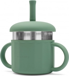 Tazza in silicone 2in1 New Baby verde