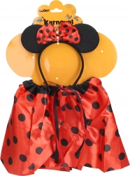 Set di carnevale topolina a pois rosso