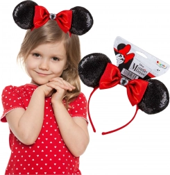Disney Minnie Mouse cerchietto con paillettes e fiocco